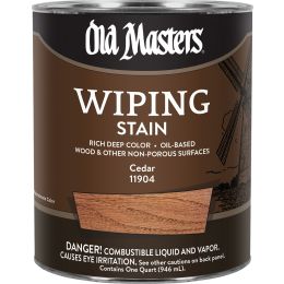 Old Masters Qt Cedar Wiping Stain
