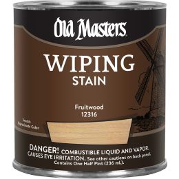 Old Masters .5Pt Fruitwood Wiping Stain