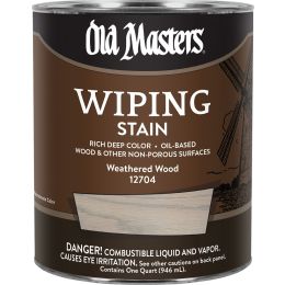 Old Masters Qt Weathered Wood Wiping Stain