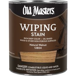 Old Masters Qt Natural Walnut Wiping Stain Classics