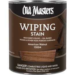 Old Masters Qt American Walnut Wiping Stain Classics