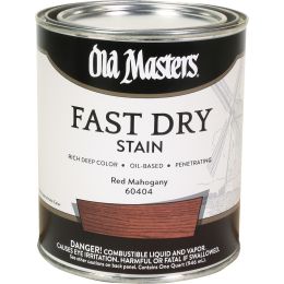 Old Masters 1Qt Red Mahogany Fast Dry Wood Stain