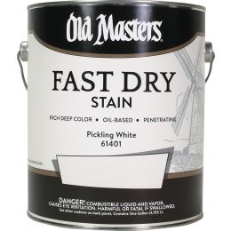 Old Masters 1gal Pickling White Fast Dry Wood Stain