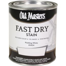 Old Masters 1Qt Pickling White Fast Dry Wood Stain