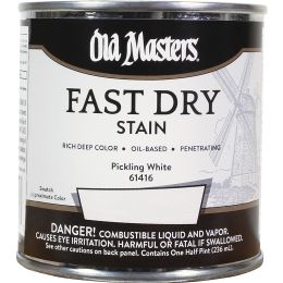 Old Masters .5Pt Fast Dry Stain Pickling White