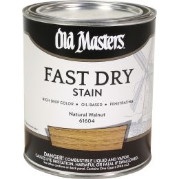 Old Masters 1Qt Natural Walnut Fast Dry Wood Stain