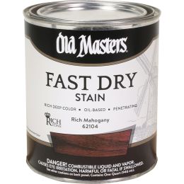 Old Masters 1Qt Rich Mahogany Fast Dry Wood Stain