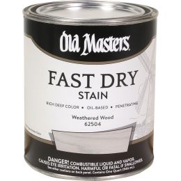 Old Masters 1Qt Weathered Wood Fast Dry Wood Stain