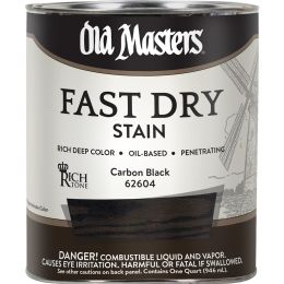 Old Masters 1Qt Rich Tone Fast Dry Stain Carbon Black