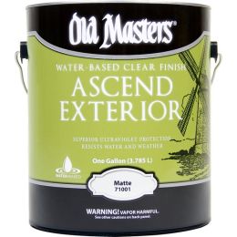 Old Masters 1gal Matte Ascend Ext Water Based Clear Finish