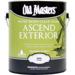 Old Masters 1gal Satin Ascend Ext Water Based Clear Finish