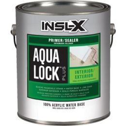 Insl-X 1gal White Aqualock Plus Water Base Primer Sealer Stain Killer