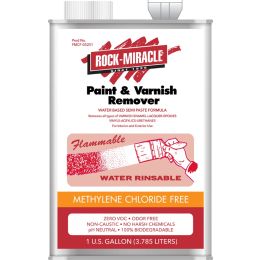 Rock Miracle 1gal Methylene Chloride Free Fast Acting Multi layer Paint Stripper