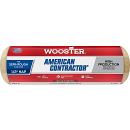 Wooster 9" x 1/2" Nap American Contractor Roller Cover Side Stack (100 per Pack)