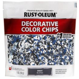 Rust-Oleum 1lb Gray Blend Decorative Chips