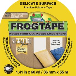 Frogtape 1.41" x 60yd Yellow Delicate Surfaces Painter's Tape