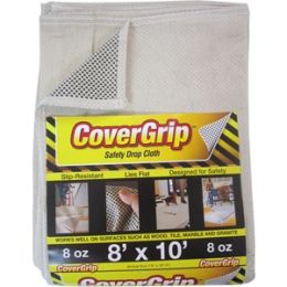 CoverGrip 8' x 10' 8oz Non-Slip Safety Drop Cloth