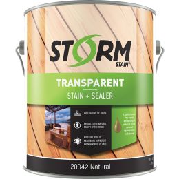 Storm 1gal Natural Transparent Stain + Sealer 250 VOC