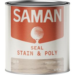 SamaN qt Prestige Grey Seal, Stain, and Polyurethane