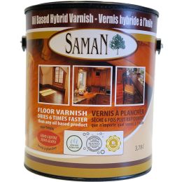 Saman 128oz Hybrid Semi Gloss Varnish