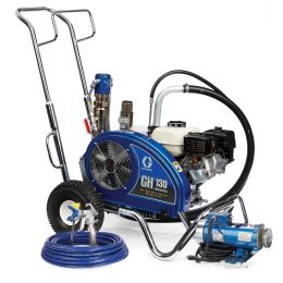 Graco GH 130 Convertible Standard Series Gas Hydraulic Airless Sprayer w/ Electric Motor Kit