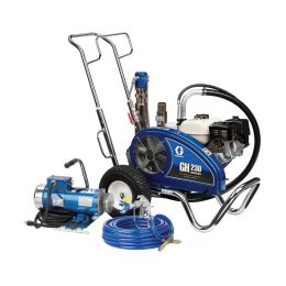 Graco GH 230 Convertible Standard Series Gas Hydraulic Airless Sprayer w/ Electric Motor Kit