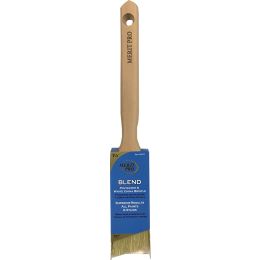 Merit Pro 1-1/2" White China Bristle Polyester Angle Sash Brush