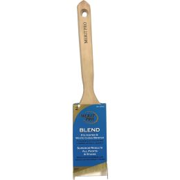 Merit Pro 2" White China Bristle Polyester Angle Sash Brush