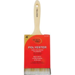 Merit Pro 4" 100% Polyester Beavertail Brush