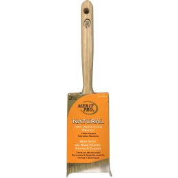 Merit Pro 2-1/2" 100% White Bristle Angle Sash Brush
