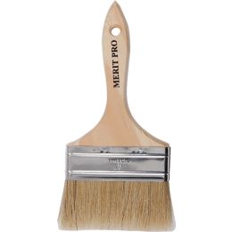 Dynamic 4" White Bristle Chip Brush (Case of 12)