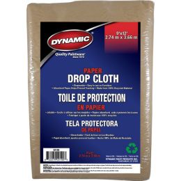 Dynamic 9' x 12' (2.74m x 3.66m) Treated Paper Drop Cloth