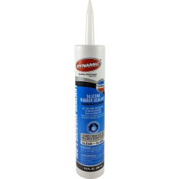 Dynamic 9.8oz Clear General Purpose Silicone Caulk