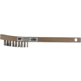 Dynamic 2x9 Row Stainless Steel Mini Wire Brush