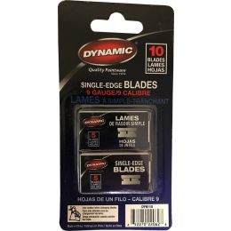Dynamic .009" Single Edge Razor Blades, Carded (10pk)