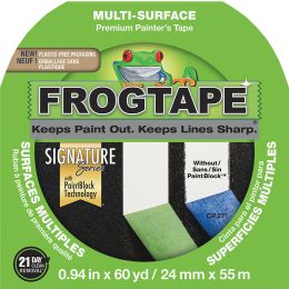 Frogtape 0.94" x 60yd Green Multi-Surface Painter's Tape