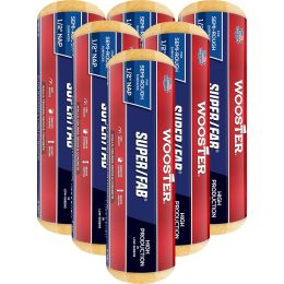 Wooster R240 9" x 1/2" Nap Super/Fab Roller Cover (100 per Pack)