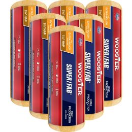 Wooster R243 9" x 1-1/4" Nap Super/Fab Roller Cover (50 per Pack)