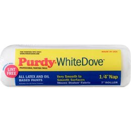 Purdy 7" x 1/4" Nap Woven Dralon Fabric White Dove Roller Cover