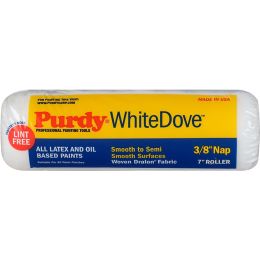 Purdy 7" x 3/8" Nap Woven Dralon Fabric White Dove Roller Cover