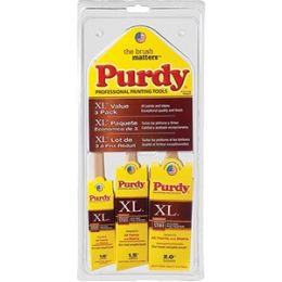 Purdy 3pc Nylon/Polyester Medium Stiff XL Brush Value Pack
