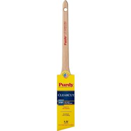 Purdy 1-1/2" Nylon/Polyester Stiff Clearcut Dale Angular Trim Paint Brush