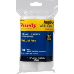 Purdy 4.5" x 1/4" Nap Jumbo White Dove Mini Roller (2pk)