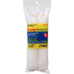 Purdy 6-1/2 x 3/8" Nap Woven Dralon White Dove Mini Roller (2pk)