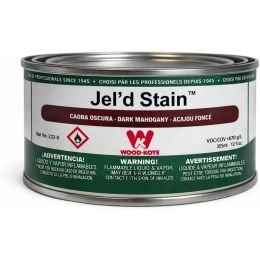 Wood Kote 12oz Jel'D Stain Dark Mahogany Stain