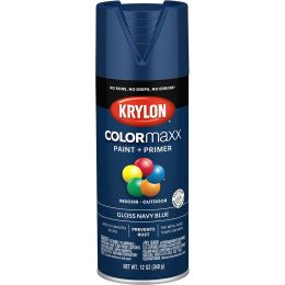Krylon 12 oz. Gloss Navy Blue COLORmaxx Spray