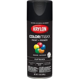 Krylon 12 oz. Flat Black COLORmaxx Spray