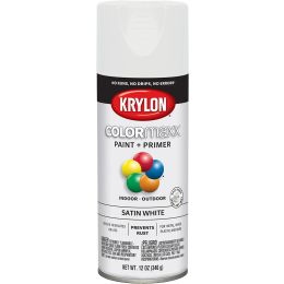 Krylon 12 oz. Satin White COLORmaxx Spray