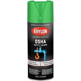 Krylon 12oz OSHA Safety Green Spray