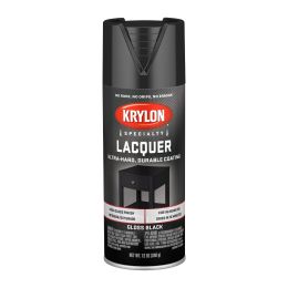 Krylon 12oz Lacquer Gloss Black Spray